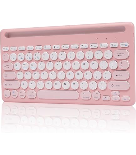 Amazon.co.jp: windykids Bluetooth キーボード ピンク 超薄 7カラー